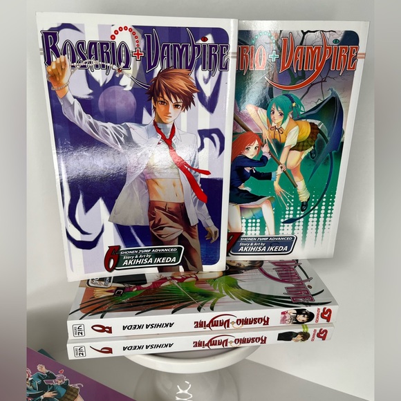 Rosario + Vampire by Akihisa Ikeda Volume 1,2,3,4,5,6,7, 8,&9 Manga Comic Book - Picture 12 of 16